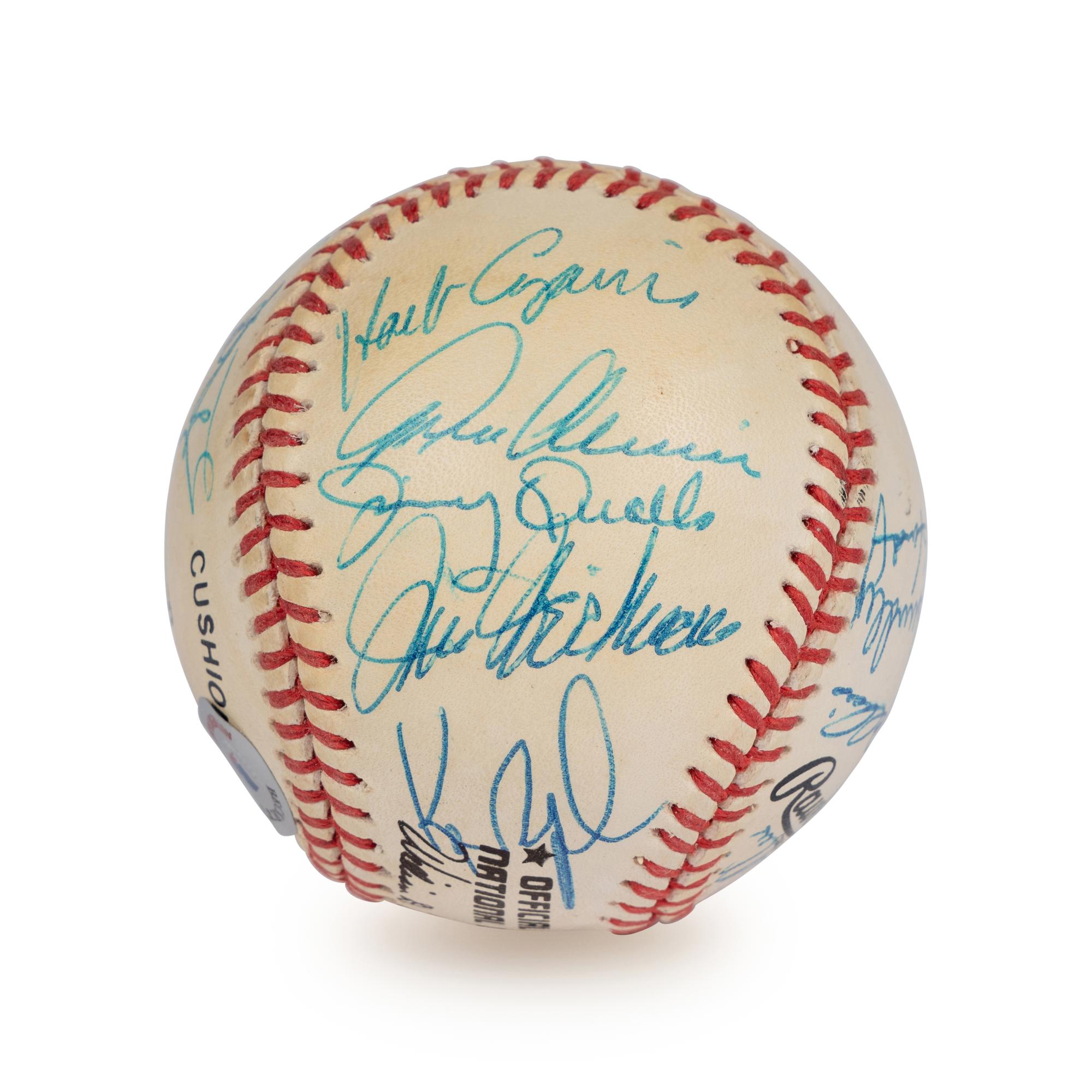 A 1969 Chicago Cubs Team Signed Autograph Baseball (Beckett Authentication Services Letter),