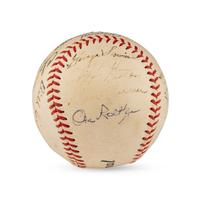 A 1936 Baltimore Orioles Team Signed Autograph Baseball (JSA Letter of Authenticity)