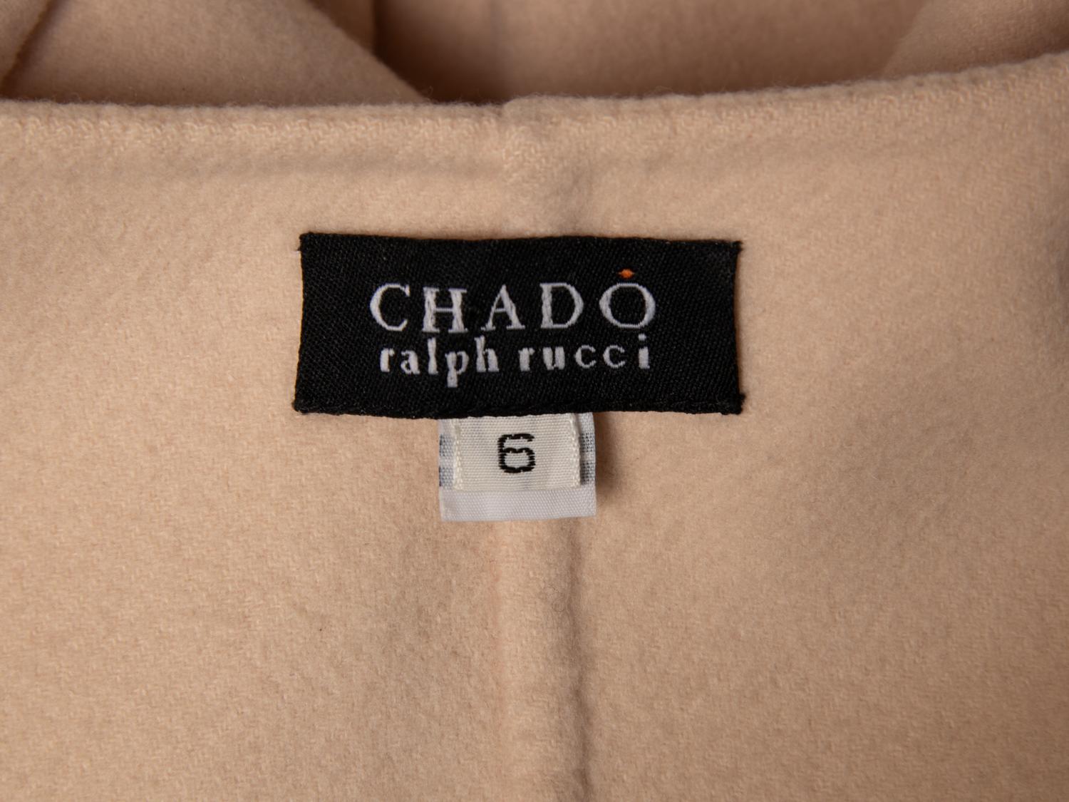 Ralph Rucci, Pale Pink Cashmere Coat