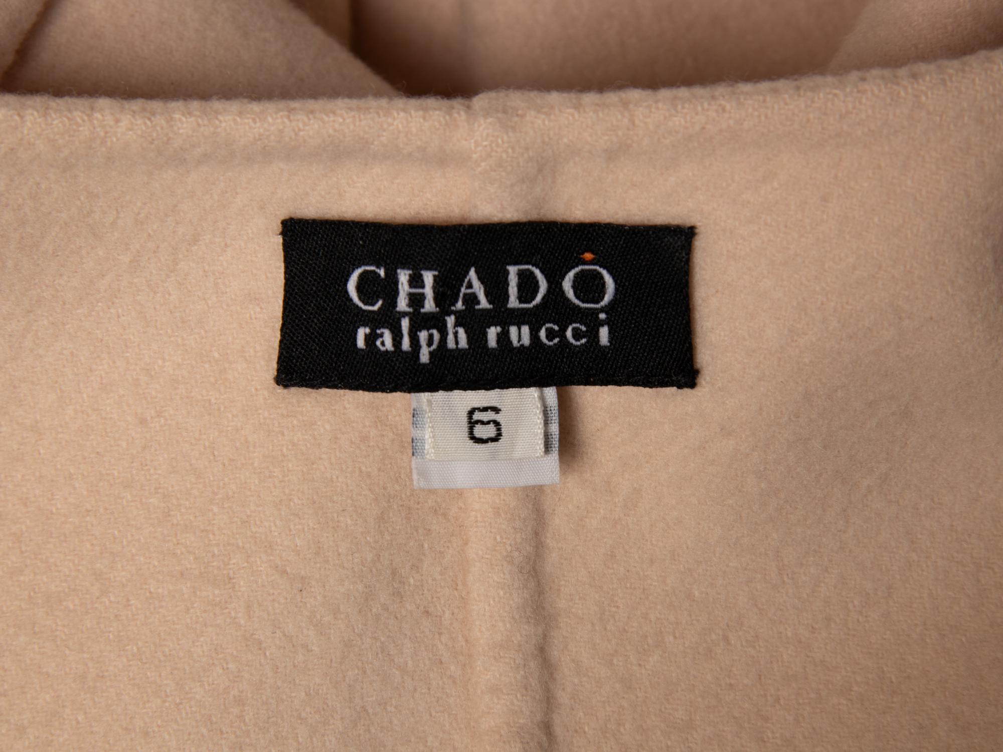 Ralph Rucci, Pale Pink Cashmere Coat