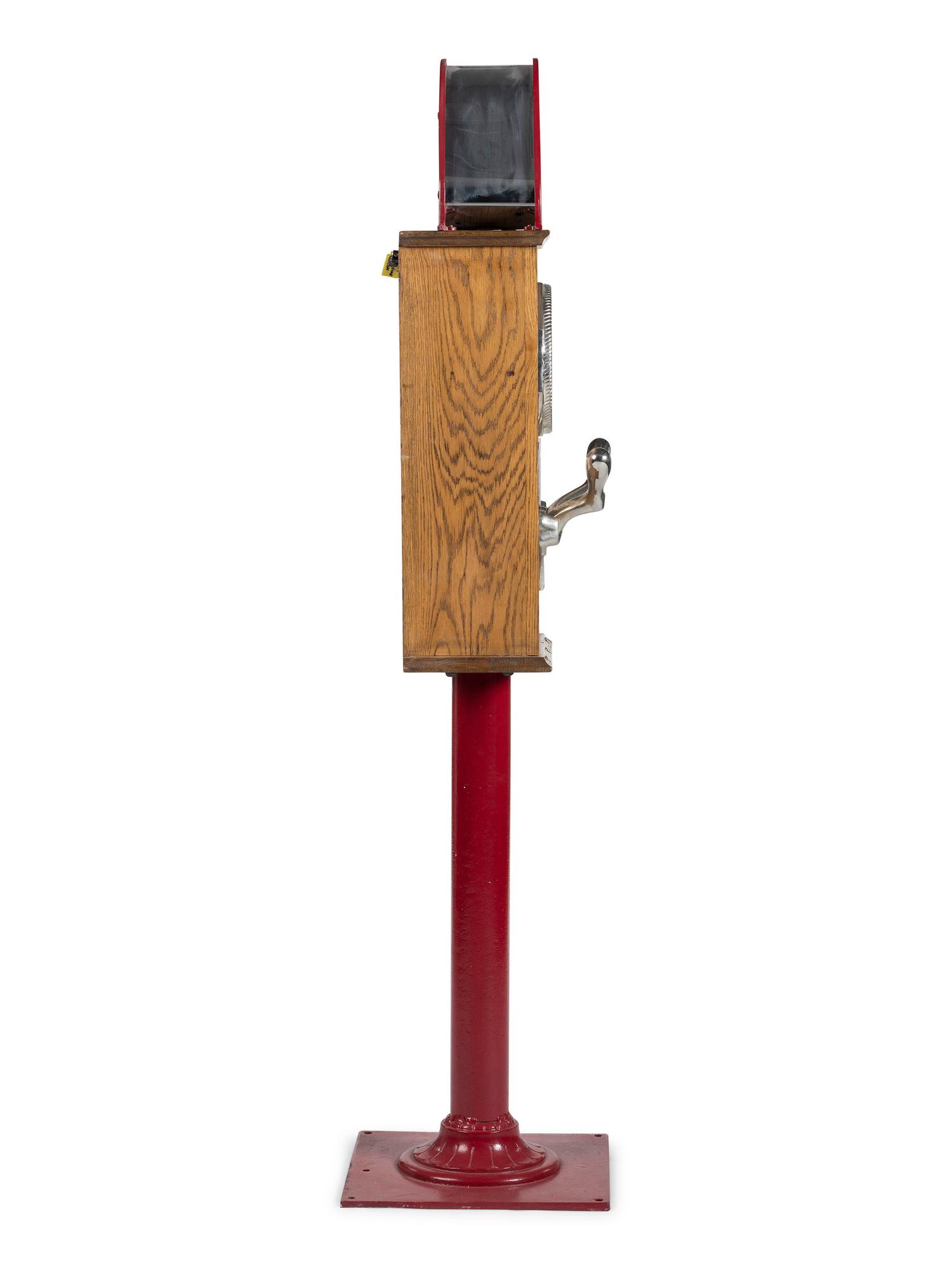 An Exhibit Supply Co. One Cent Striking Clock Game