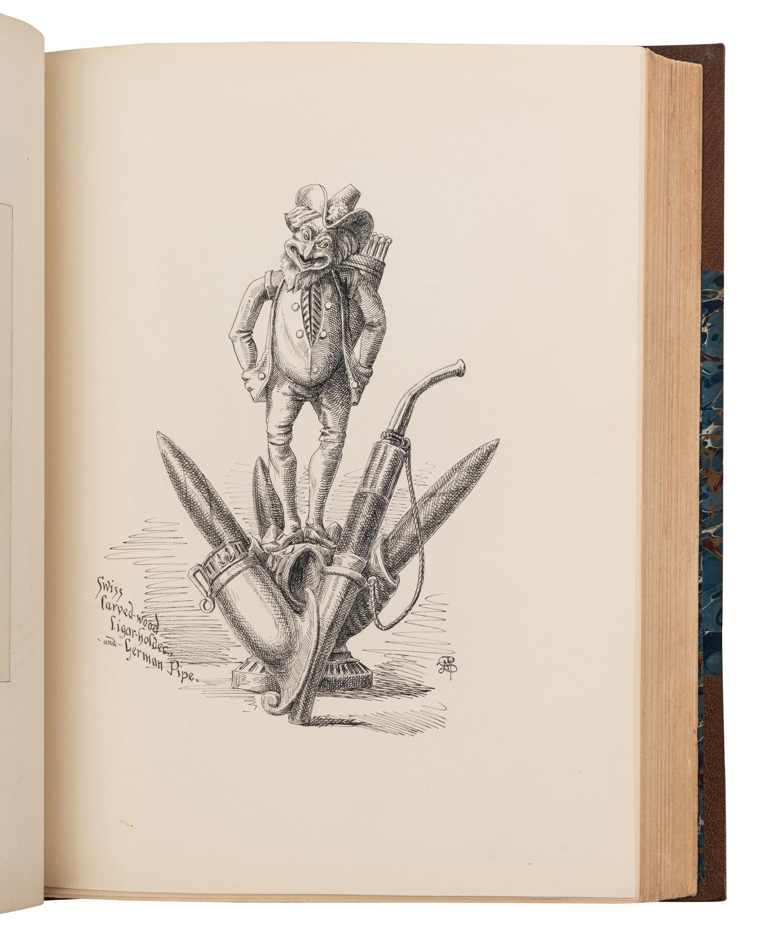 FAIRHOLT, Frederick William (1814-1866). Tobacco: Its History and Associations. London: Chatto and Windus, 1876, 1888.