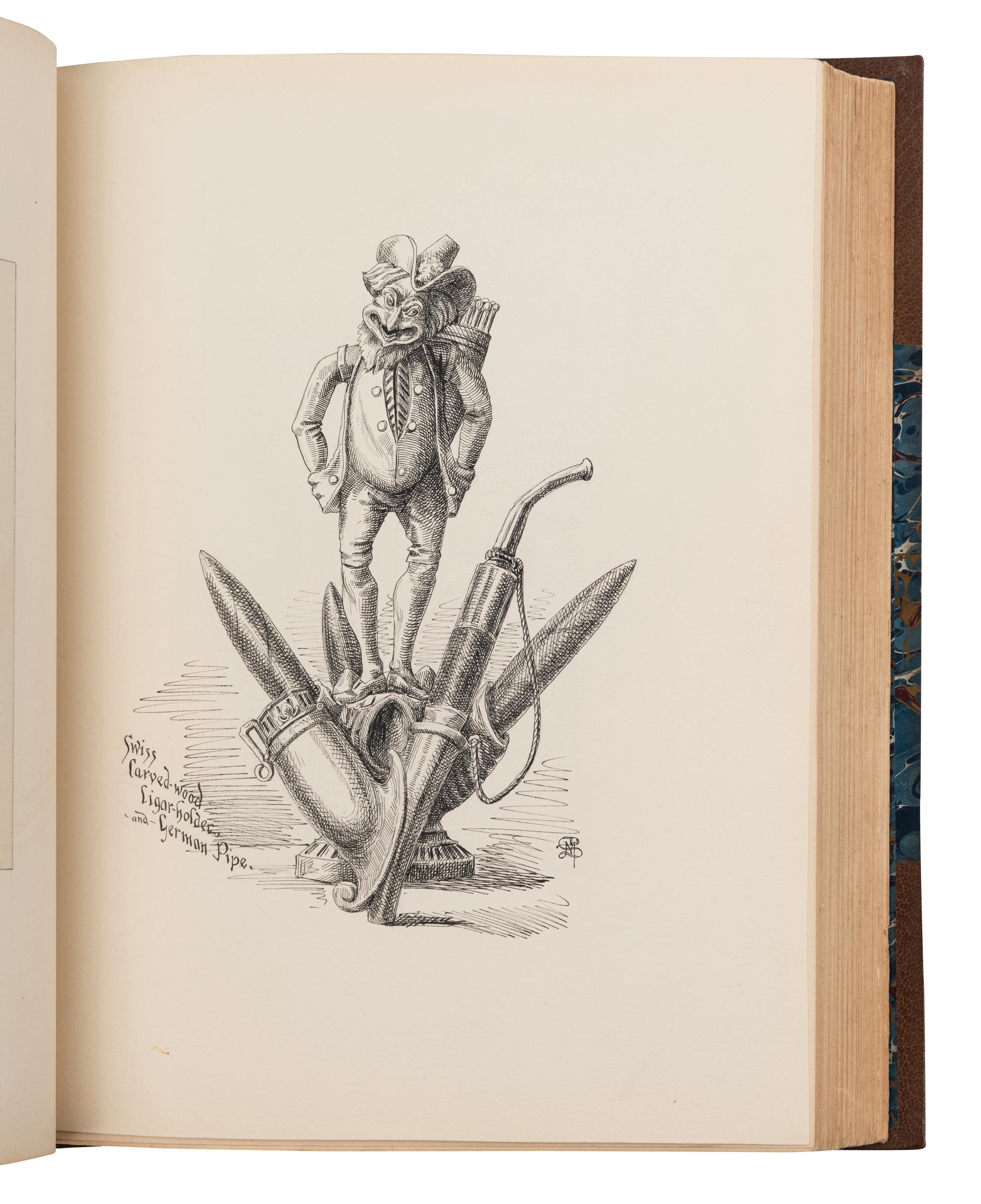FAIRHOLT, Frederick William (1814-1866). Tobacco: Its History and Associations. London: Chatto and Windus, 1876, 1888.