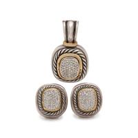 DAVID YURMAN, DIAMOND 'ALBION' SET