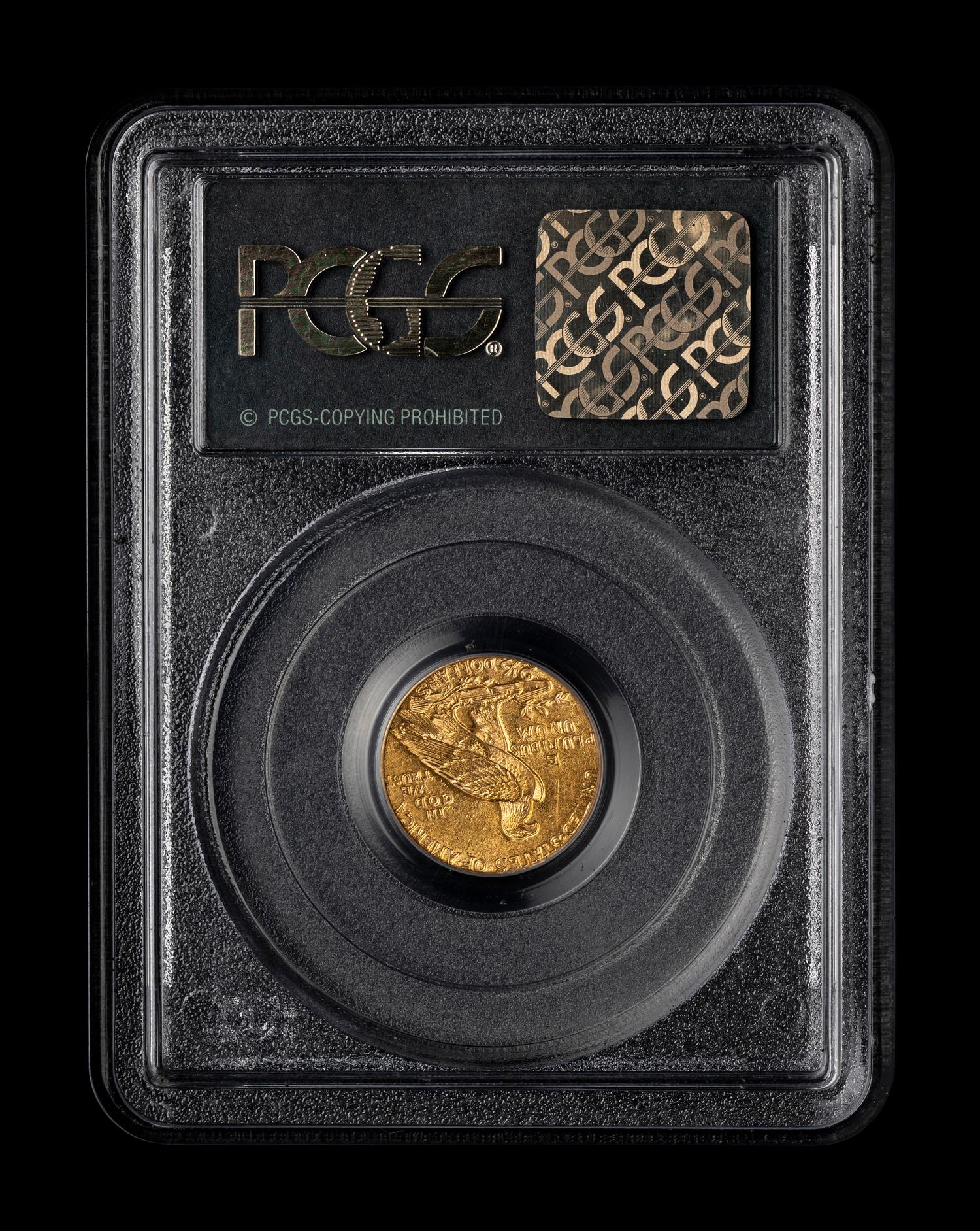 A 1911 Indian Head $2.50 Gold Coin (PCGS MS61)