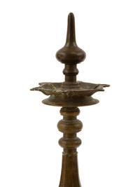 An Indian Brass Kerala Oil Lamp
