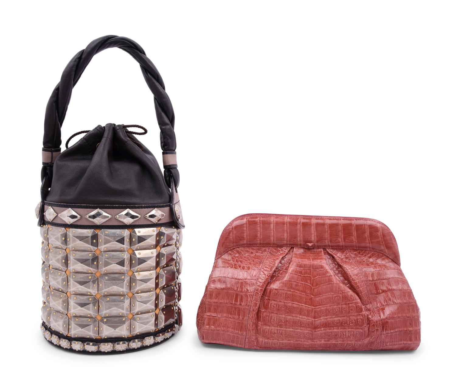 Two Designer Bags: One Fendi and One Nancy Gonzalez