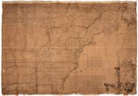 MITCHELL, John (1711-1768). A Map of the British and French Dominions in North America. London, imprint [chipped] 1755[-1757].