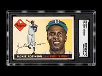 A 1955 Topps Jackie Robinson Baseball Card No. 50 (SGC Authentic)