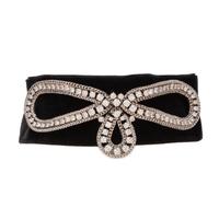 DIAMOND BOW CHOKER NECKLACE