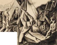 Study for Mural, Region #10 (Chicago)