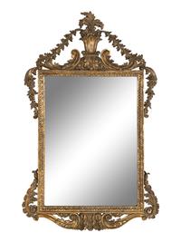 A Continental Giltwood Mirror