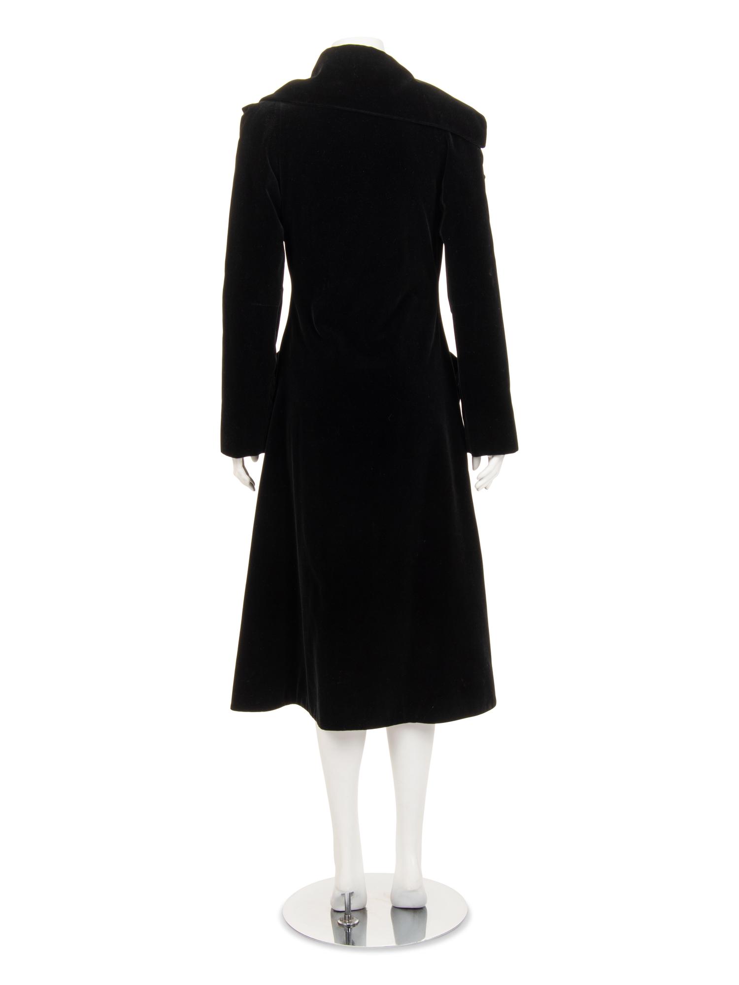 Vivienne Westwood Silk Velvet Coat, 1990-2000s