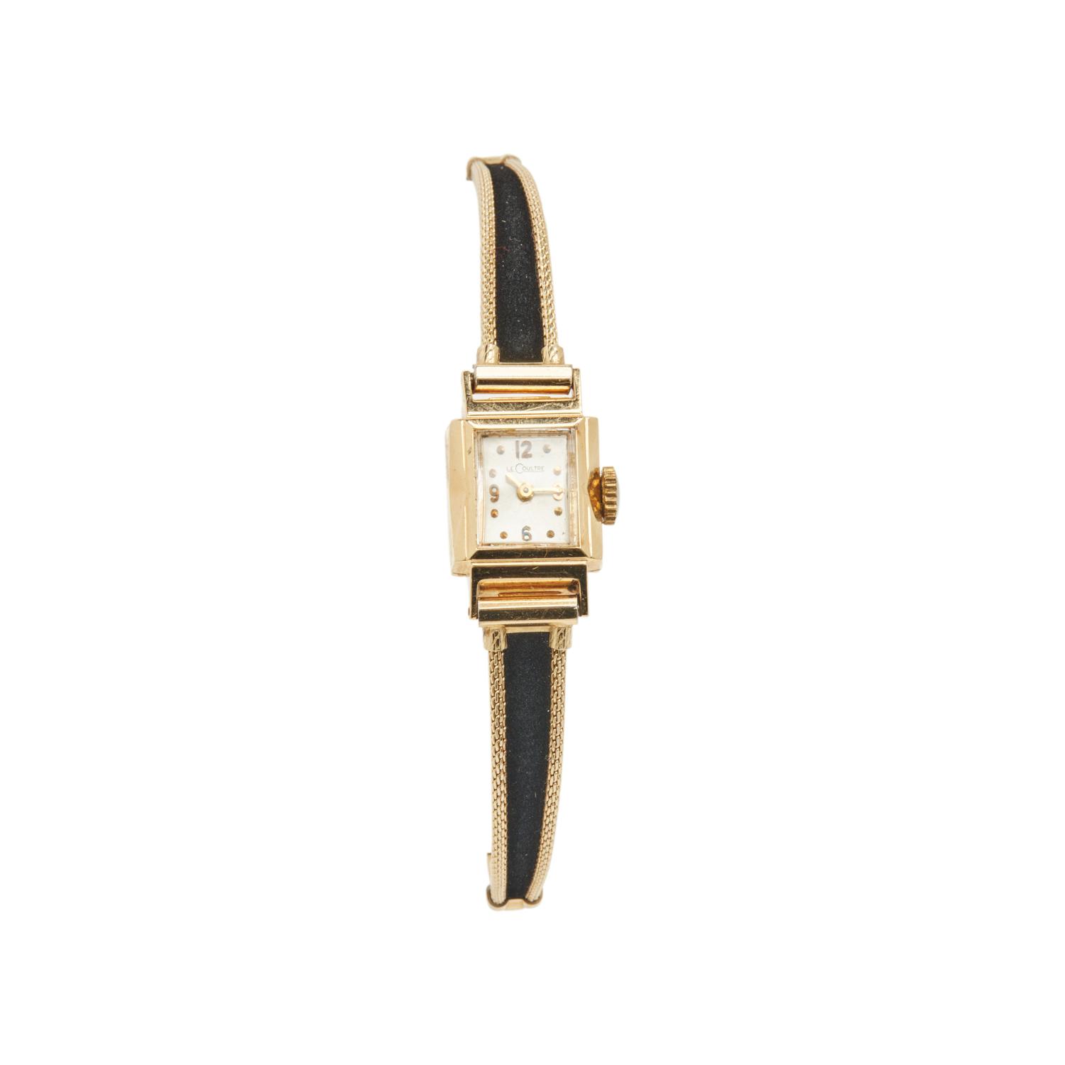 LECOULTRE, 14K YELLOW GOLD WATCH