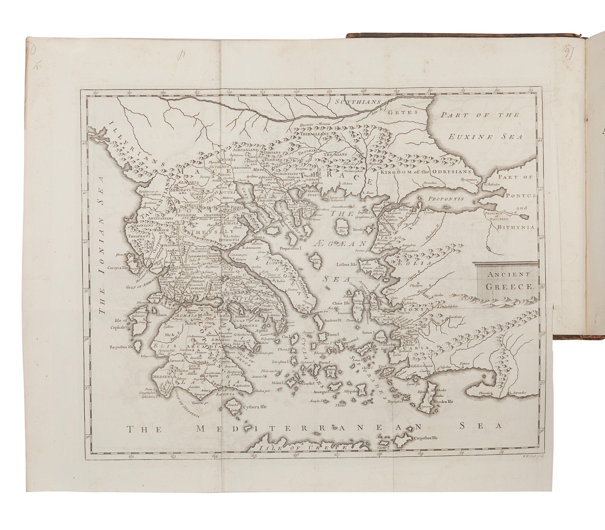 XENOPHON (ca 430-ca 355 B.C.). Xenophon’s History of the Affairs of Greece. By the Translator of Thucydides. Translated by William Smith. London: for Benjamin White, 1770.