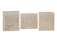[WAR OF 1812]. Manuscript archive identified to French-American Naval Surgeon Dr. Peter (née Pierre) St. Medard (1775/6-1822) related to his Navy service from 1804-1814.