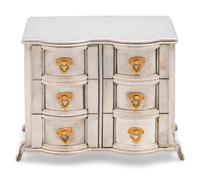 A Yossi Swed Partial Gilt Silver Dresser Havdallah Set