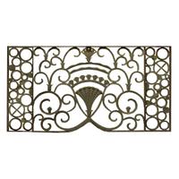 A Bronze Art Deco Panel 71.5" W x 1" D x 39" H — United States, Circa 1920