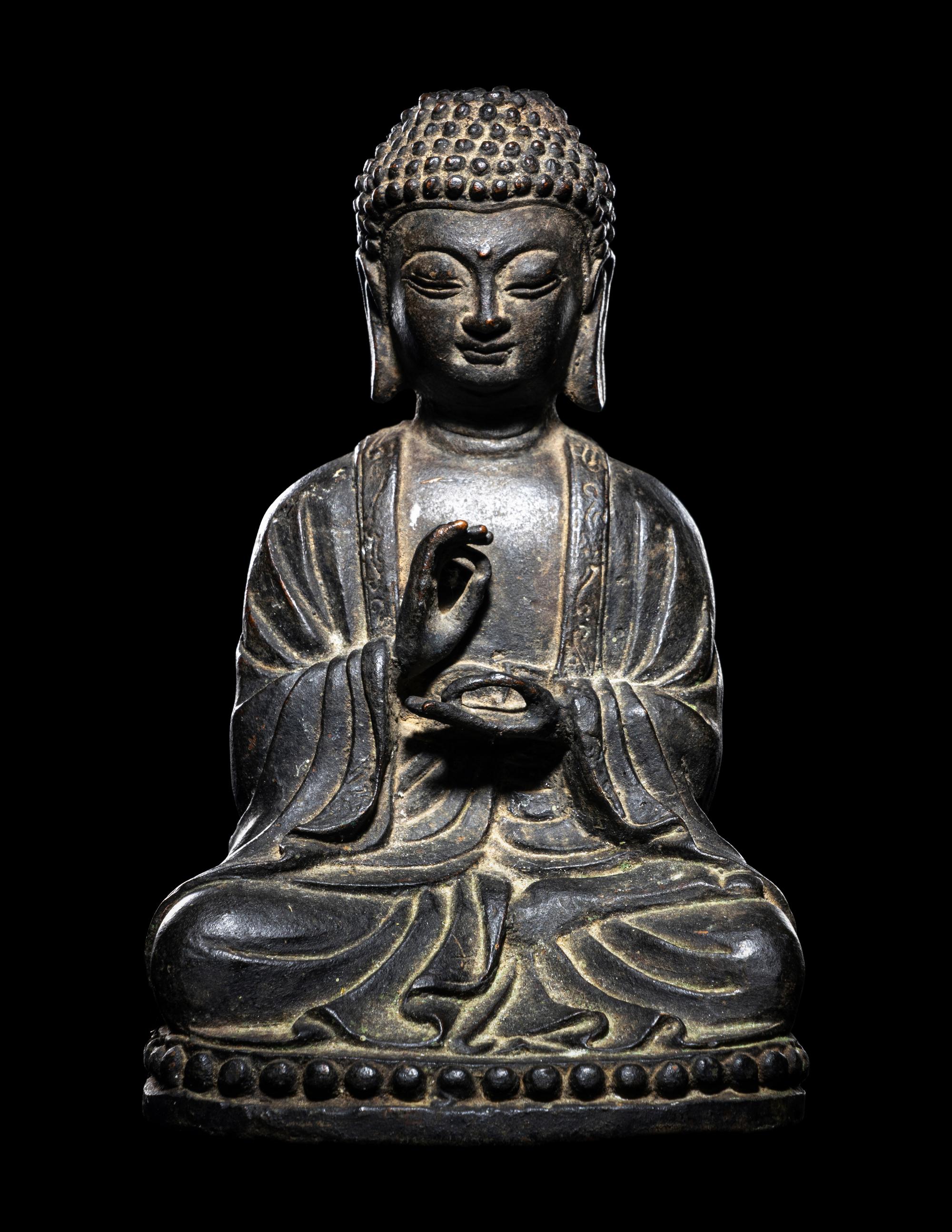 A Chinese Bronze Buddha