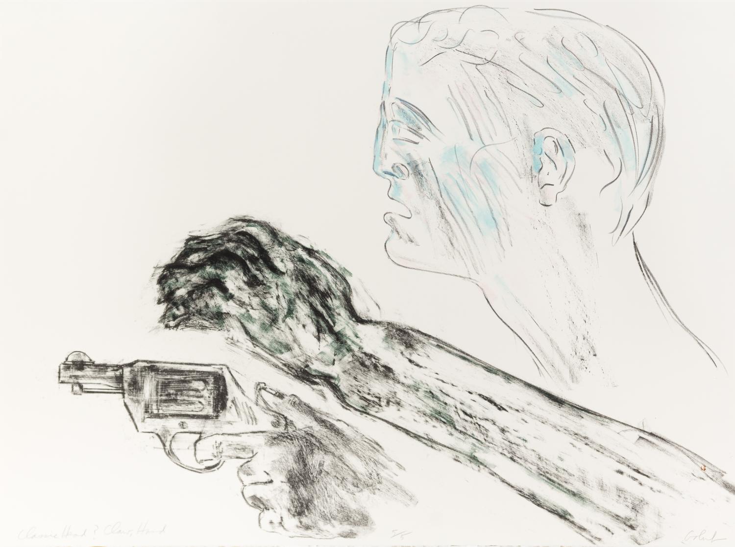 Leon Golub, (American, 1922-2004), Classic Head? Claw Hand