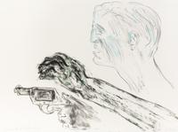 Leon Golub, (American, 1922-2004), Classic Head? Claw Hand