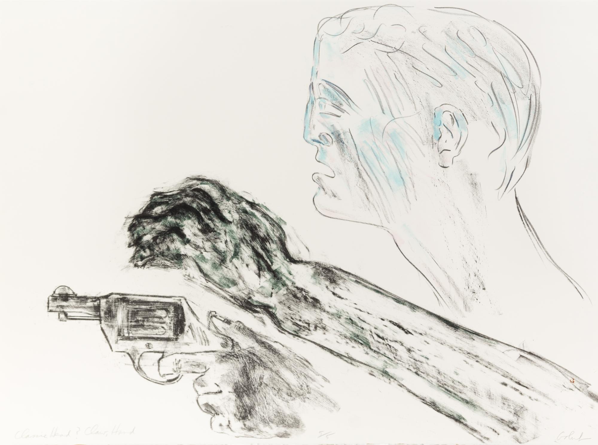 Leon Golub, (American, 1922-2004), Classic Head? Claw Hand