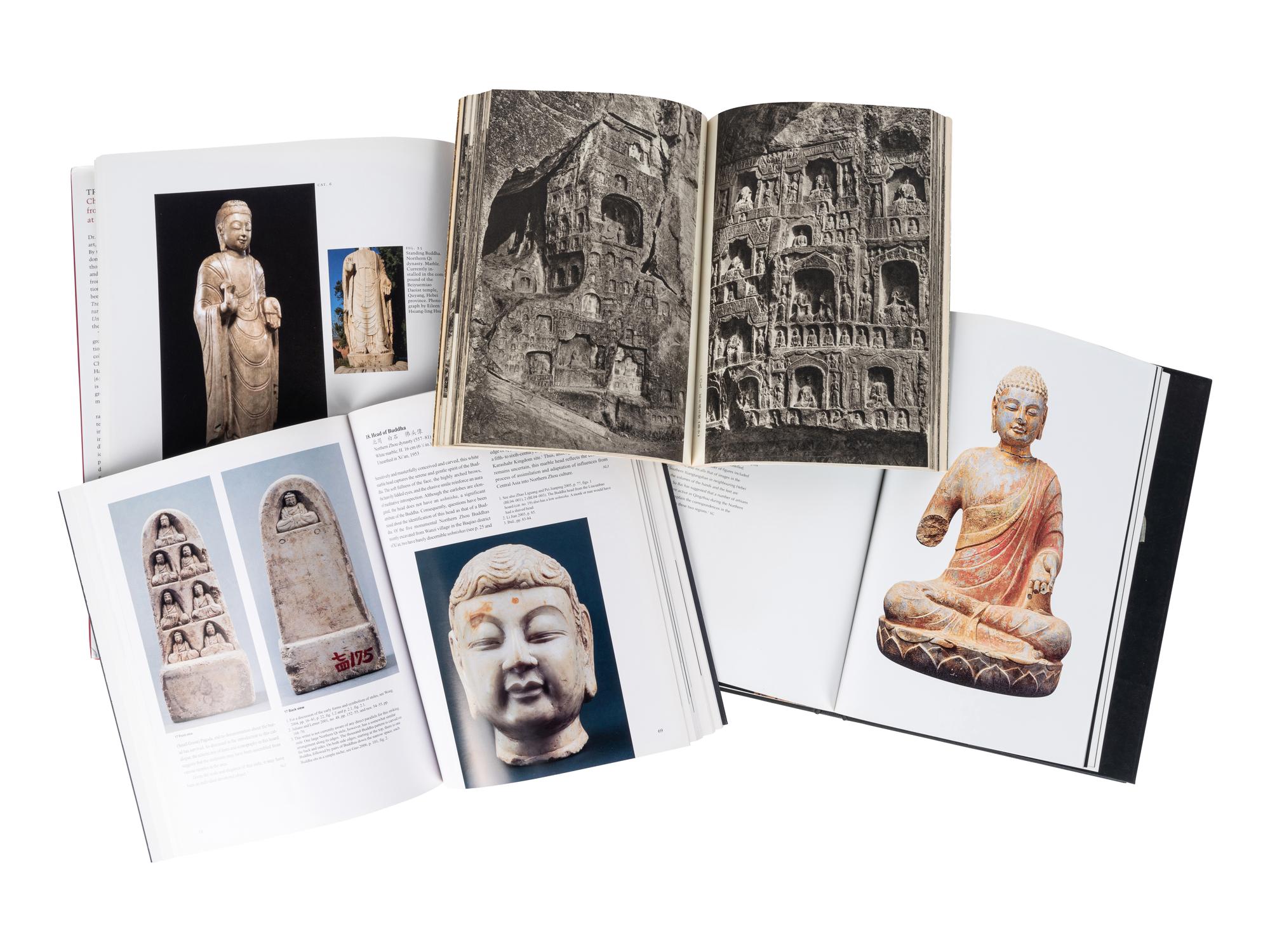[CHINESE STONE SCULPTURE] A group of reference works about Chinese Stone Sculptures, comprising: