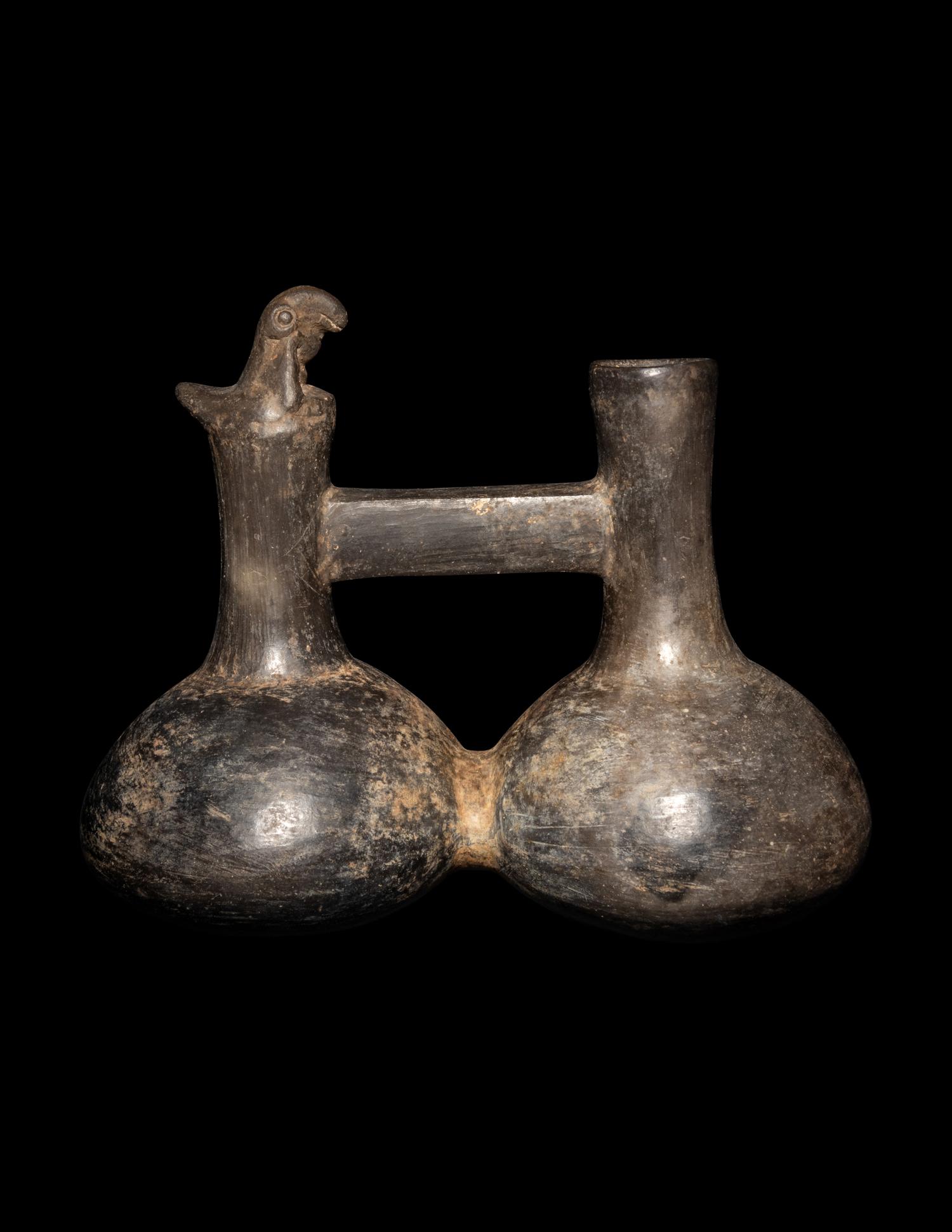 A Chimu Pottery Double Vessel