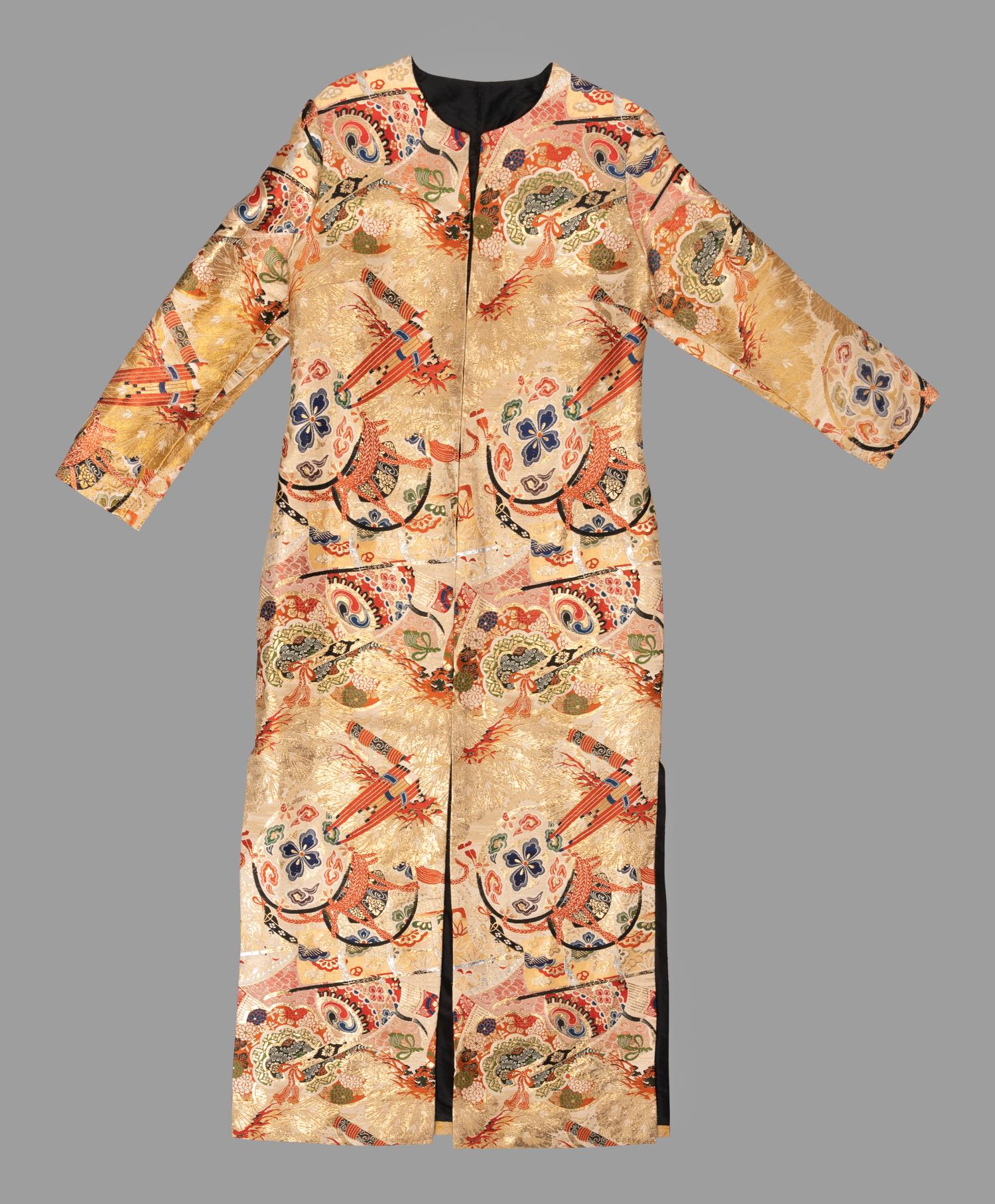 Four Chinese and Japanese Silk Robes