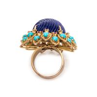 MULTIGEM AND DIAMOND RING