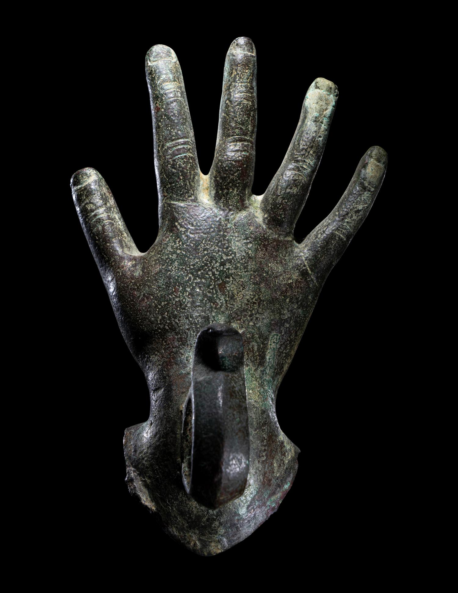 A Roman Bronze Hand with Greek Inscription
