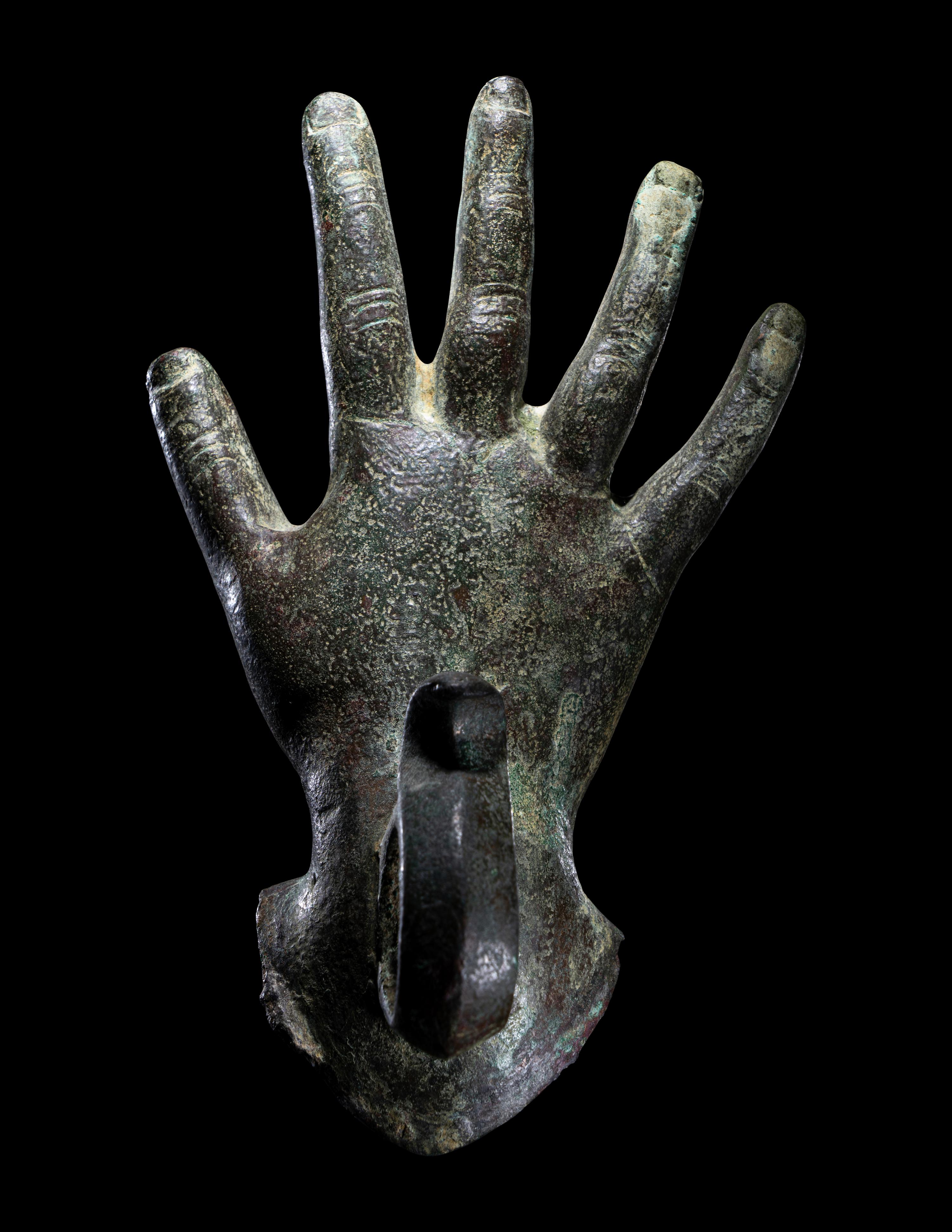 A Roman Bronze Hand with Greek Inscription