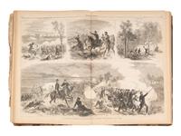 [CIVIL WAR]. Harper's Weekly . A group of 3 bound volumes for 1862 (partial), 1863, and 1864. New York: Harper & Brothers.