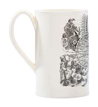 A Liverpool Transfer-Printed Creamware 'World in Planisphere' Mug