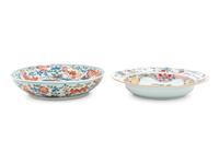 Two Chinese Famille Rose Porcelain Plates