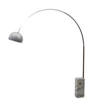 An Achille and Pierre Giacomo Castiglioni, Flos, Arco, Adjustable Floor Lamp, Italy Height 95 x width 82 x depth 13 inches — CIRCA 1970