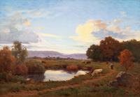 Jean Ferdinand Monchablon, (French, 1854-1904), Le Petit Mare