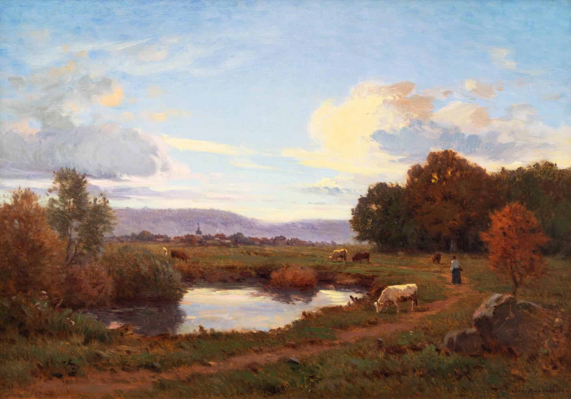 Jean Ferdinand Monchablon, (French, 1854-1904), Le Petit Mare