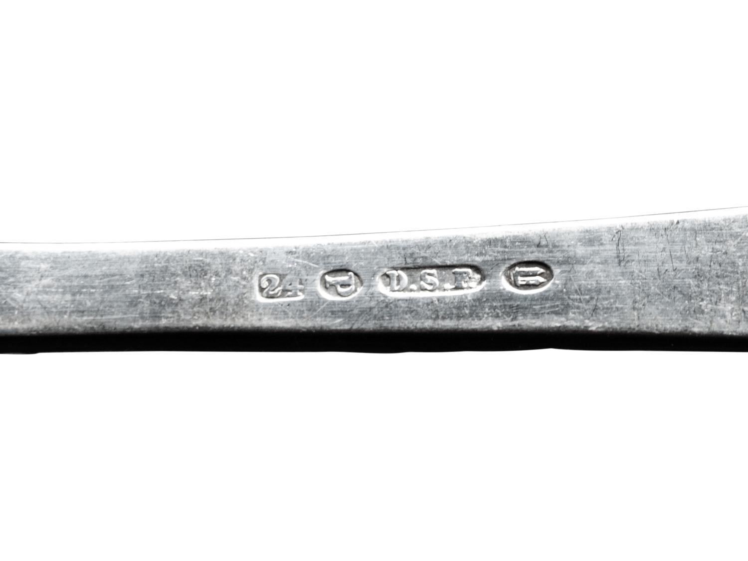 A Set of Twelve Danish Silver-Plate Forks