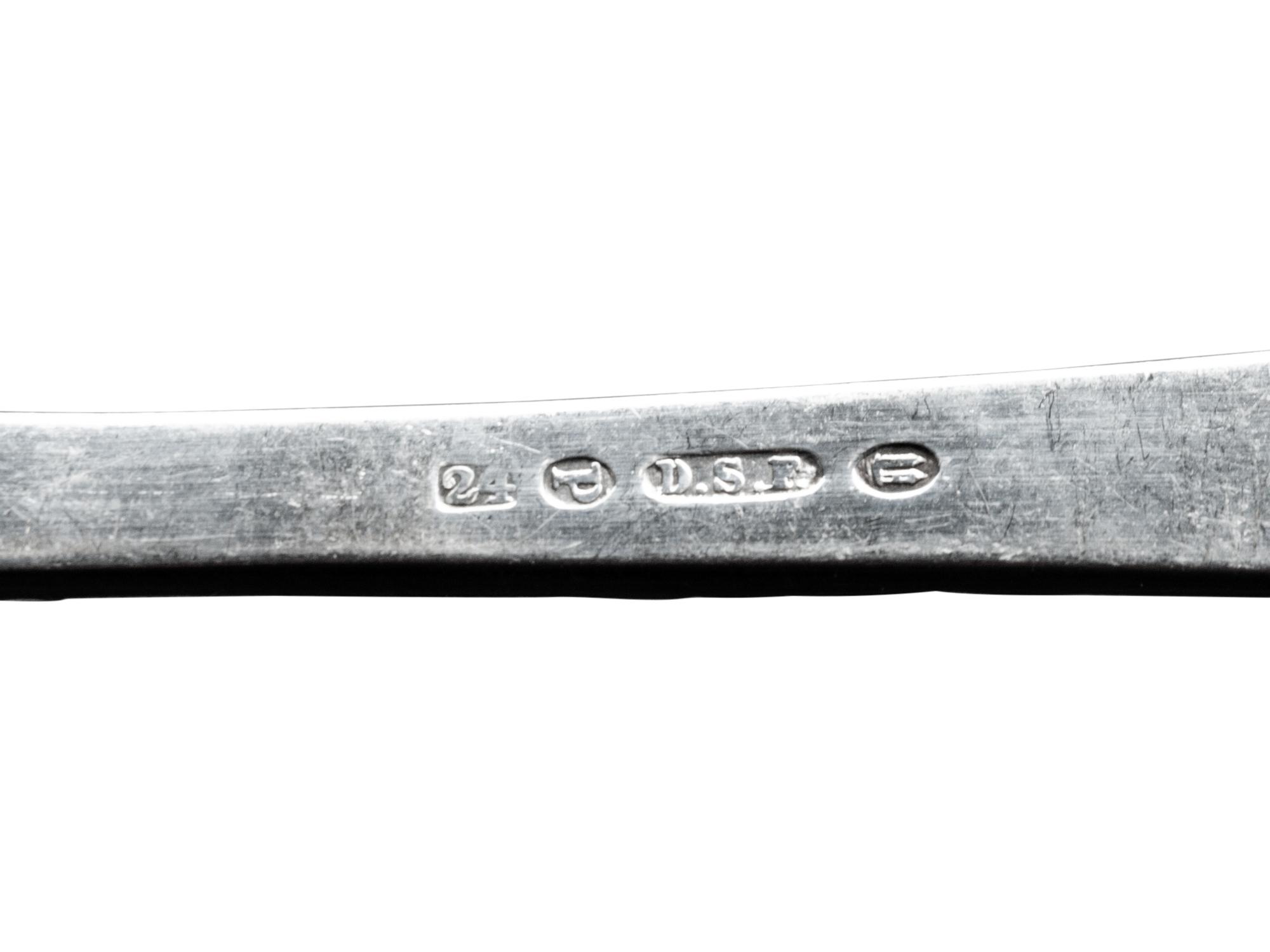 A Set of Twelve Danish Silver-Plate Forks