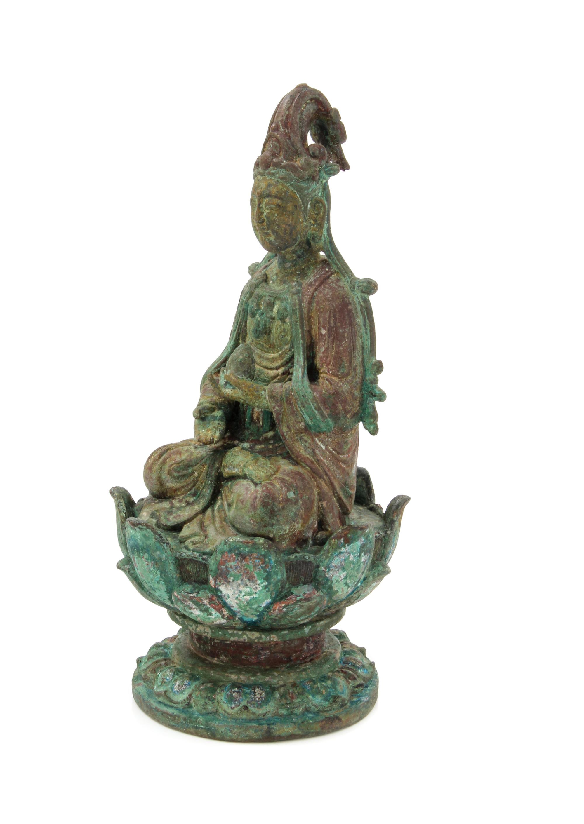 A Bronze Figure of Guanyin