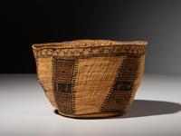 Skokomish Figural Basket, with Dogs
