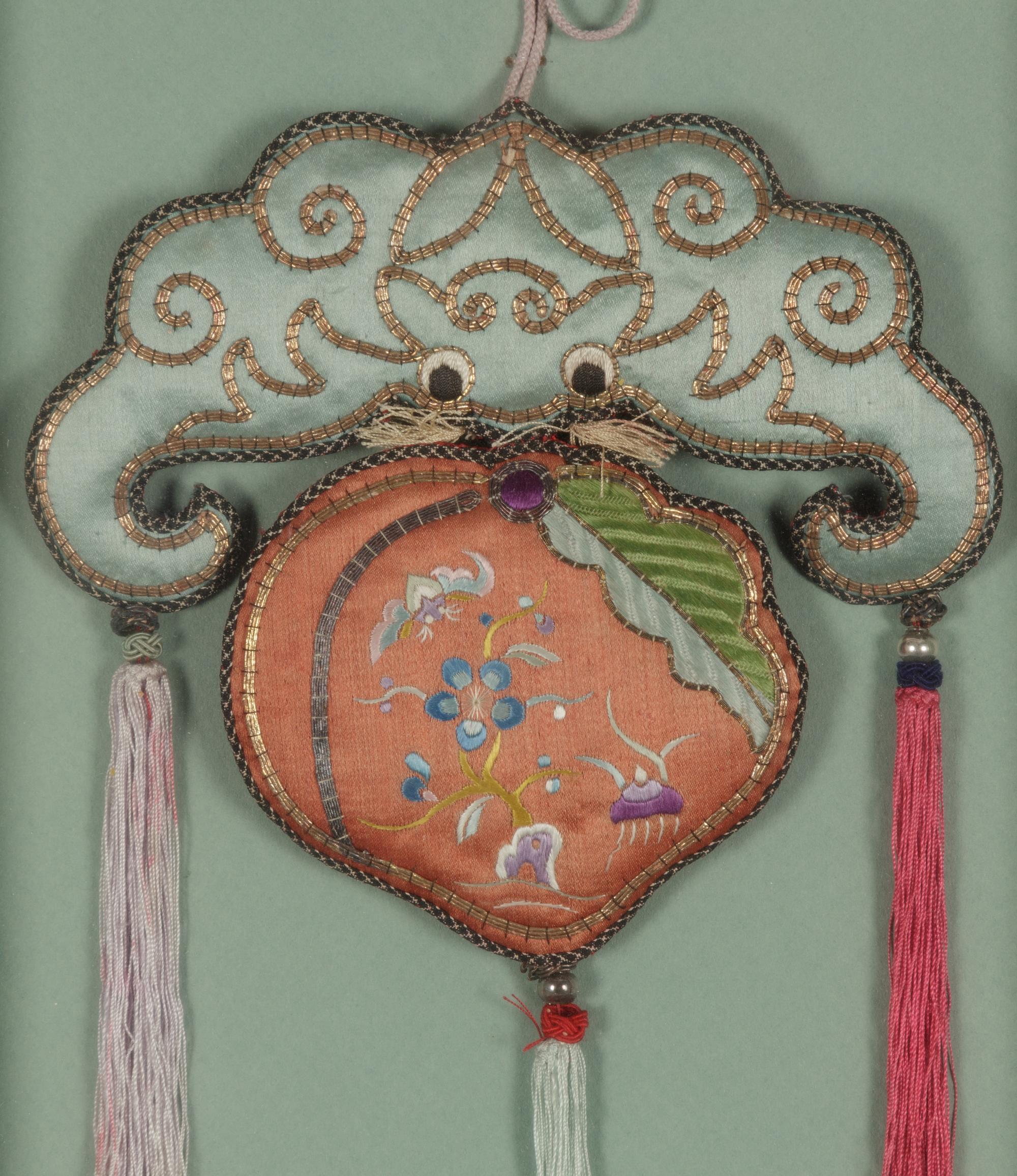 10 Chinese Embroidered and Woven Silk Articles