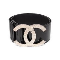 Chanel, Oversized Patent Leather Logo Belt