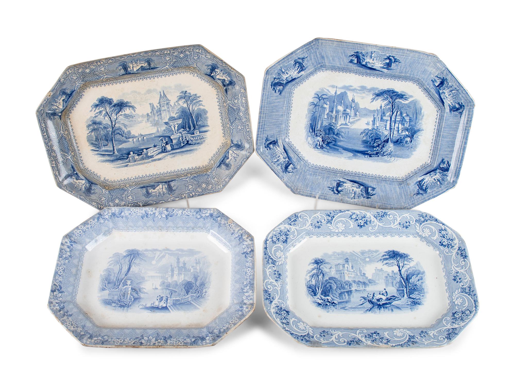 A Group of Transferware Table Articles