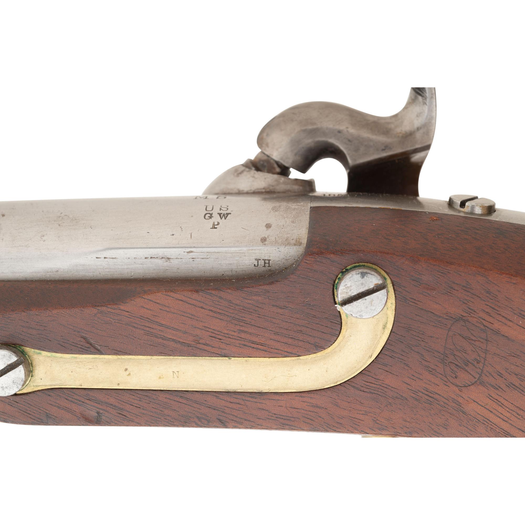 State of Massachusetts Marked US Model 1842 Pistol by Aston