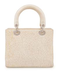 Christian Dior Limited Edition Laser Cut Leather Small Lady Dior Bag, 2007