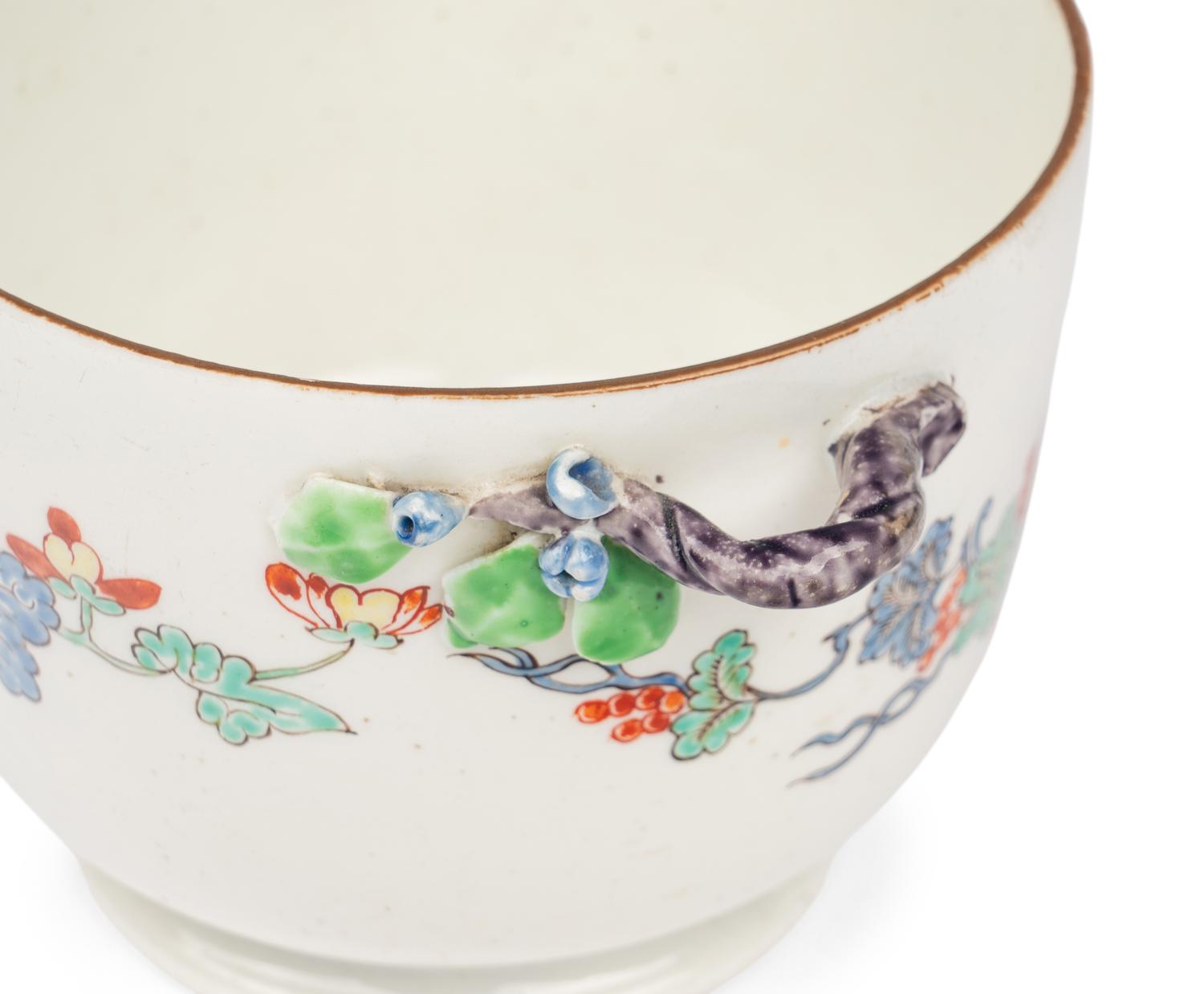 Two Chantilly Soft Paste Porcelain 'Kaikemon' Coolers