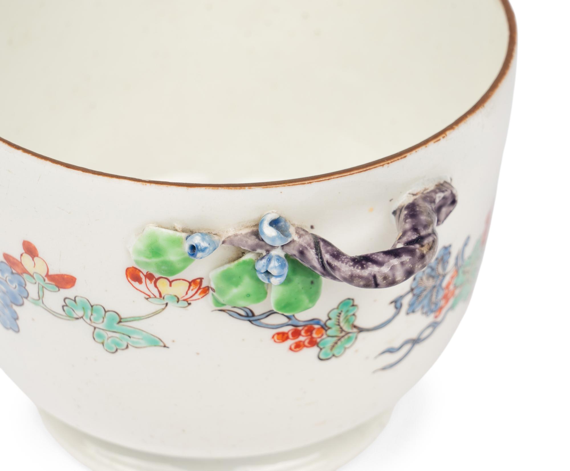 Two Chantilly Soft Paste Porcelain 'Kaikemon' Coolers