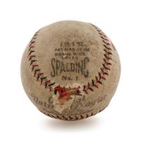 A Frank Frisch Signed Baseball
